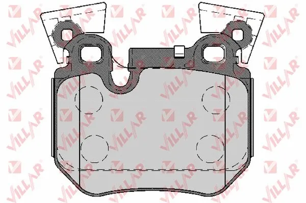 Brake Pad Set, disc brake (626.1790)