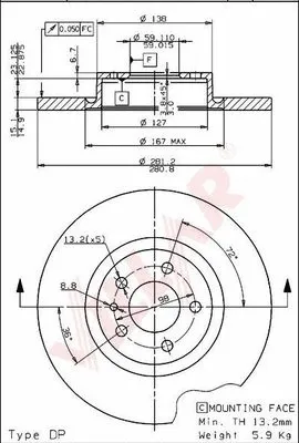 Brake Disc (628.1741)