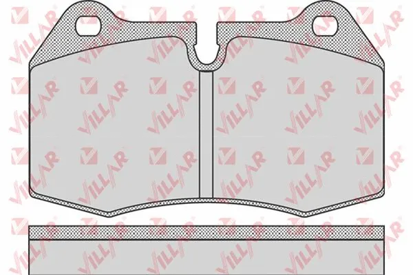 Brake Pad Set, disc brake (626.0769)