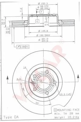 Brake Disc (628.1827)