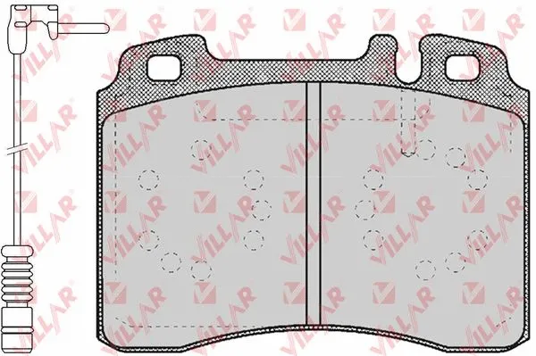 Brake Pad Set, disc brake (626.0423A)