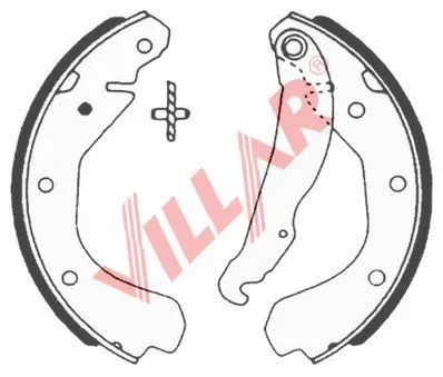 Brake Shoe Set (629.0560)