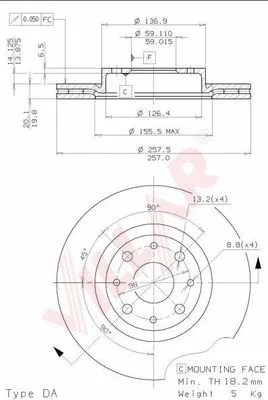 Brake Disc (628.0126)