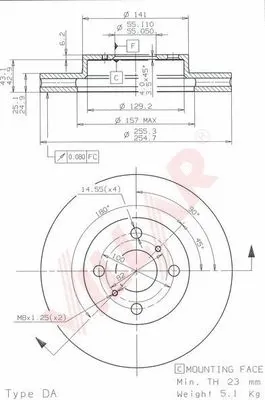Brake Disc (628.1896)