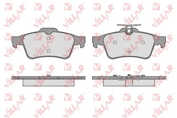 Brake Pad Set, disc brake (626.1637)