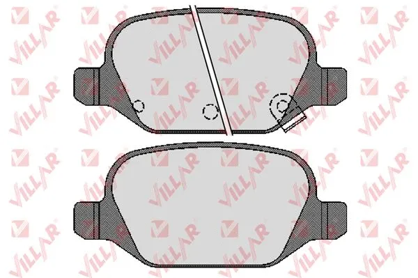 Brake Pad Set, disc brake (626.1724)