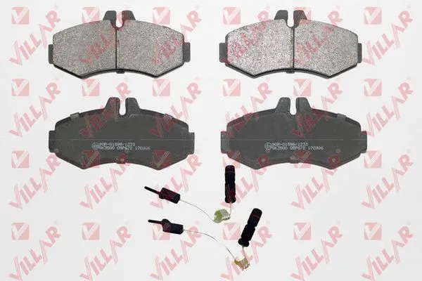 Brake Pad Set, disc brake (626.0672A)