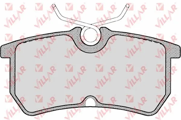 Brake Pad Set, disc brake (626.0697)