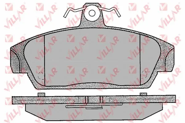 Brake Pad Set, disc brake (626.0069)