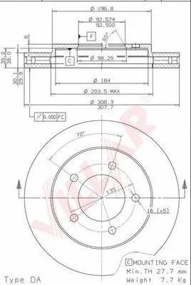 Brake Disc (628.2001)