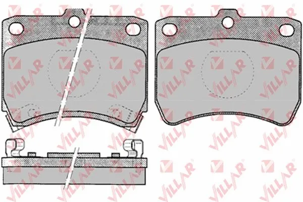 Brake Pad Set, disc brake (626.0035)