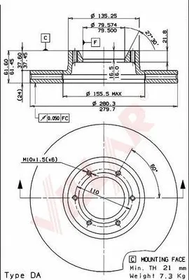 Brake Disc (628.0560)