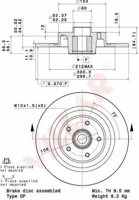 Brake Disc (628.2149)