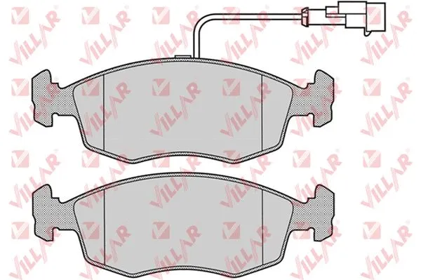 Brake Pad Set, disc brake (626.0755)