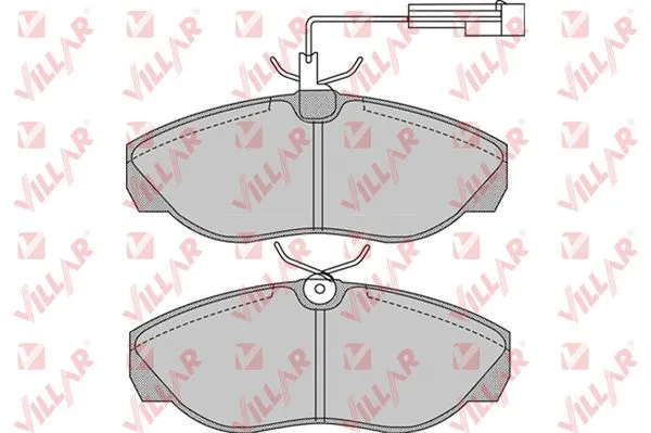 Brake Pad Set, disc brake (626.0965)