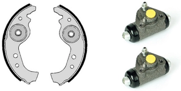 Brake Shoe Set (608.7907)