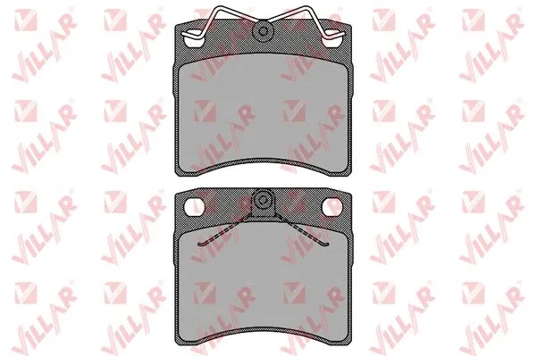 Brake Pad Set, disc brake (626.0631)
