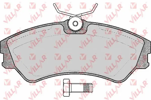 Brake Pad Set, disc brake (626.0439)