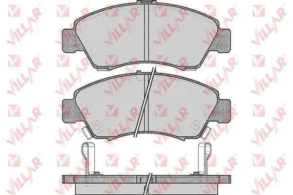 Brake Pad Set, disc brake (626.0558)