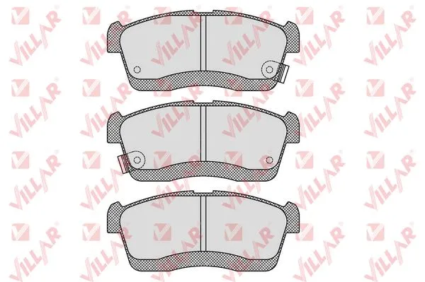 Brake Pad Set, disc brake (626.1632)