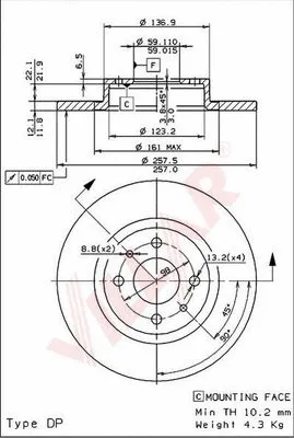 Brake Disc (628.0118)