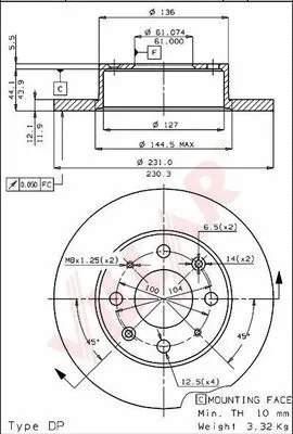 Brake Disc (628.1488)