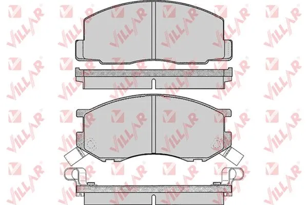 Brake Pad Set, disc brake (626.0270)