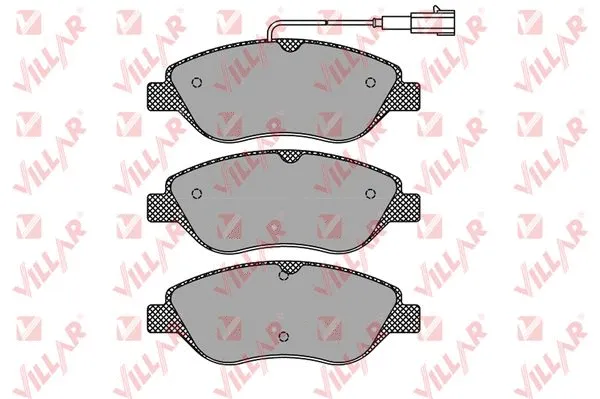 Brake Pad Set, disc brake (626.1267)