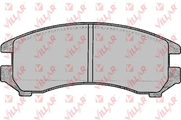 Brake Pad Set, disc brake (626.0087)