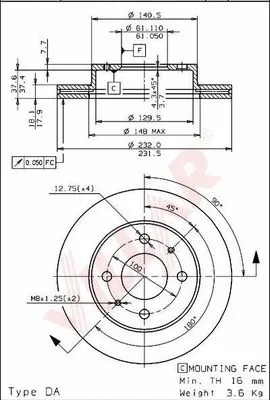 Brake Disc (628.1016)