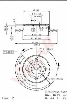 Brake Disc (628.1890)