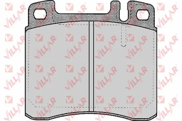 Brake Pad Set, disc brake (626.0447)