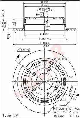 Brake Disc (628.1468)