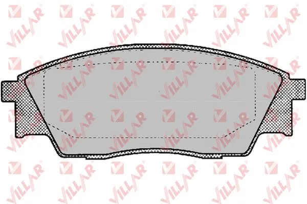 Brake Pad Set, disc brake (626.0049)