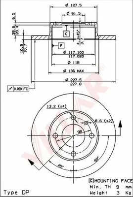 Brake Disc (628.0140)