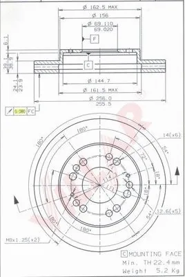 Brake Disc (628.1245)