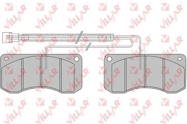 Brake Pad Set, disc brake (626.1160)