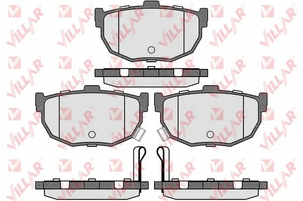 Brake Pad Set, disc brake (626.0089)
