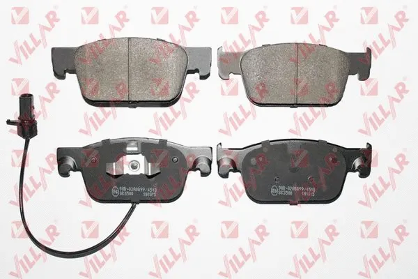 Brake Pad Set, disc brake (626.2038)