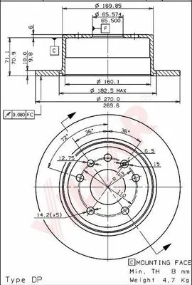 Brake Disc (628.1038)