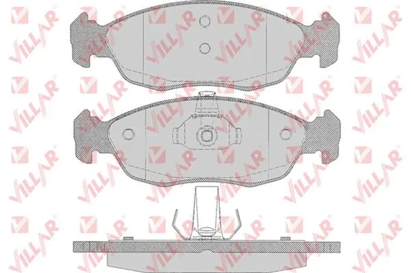 Brake Pad Set, disc brake (626.0644)