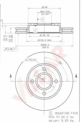 Brake Disc (628.1570)