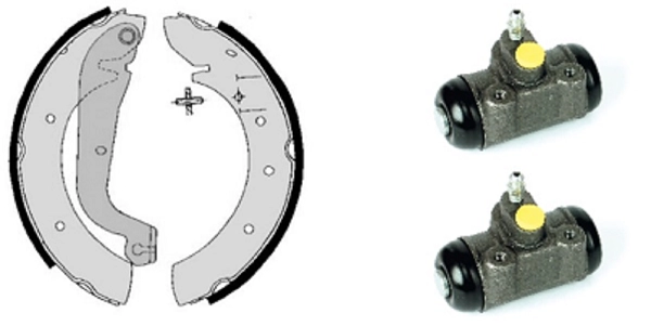 Brake Shoe Set (608.7895)