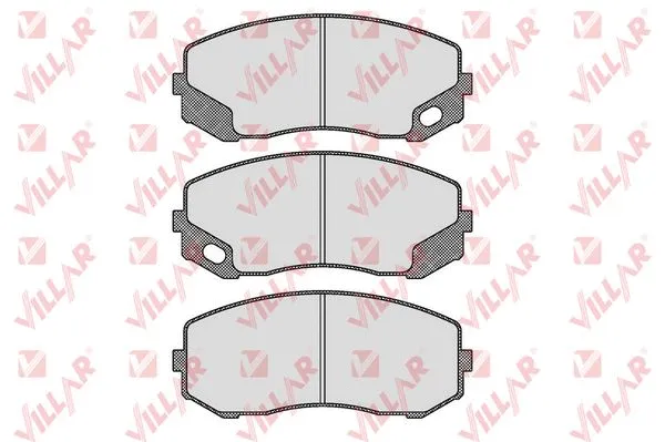 Brake Pad Set, disc brake (626.1613)