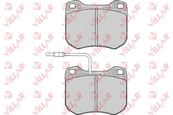 Brake Pad Set, disc brake (626.0146)