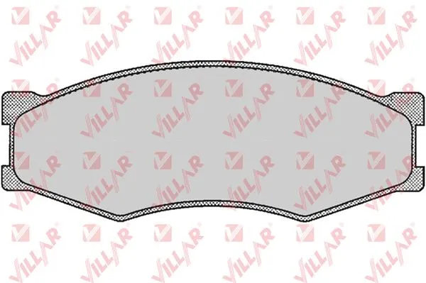 Brake Pad Set, disc brake (626.0264)