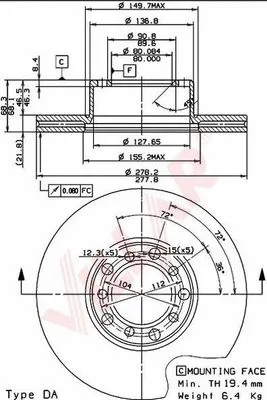 Brake Disc (628.1207)