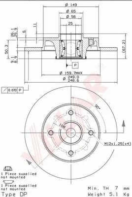 Brake Disc (628.2135)