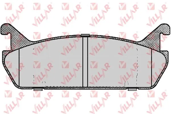 Brake Pad Set, disc brake (626.0513)
