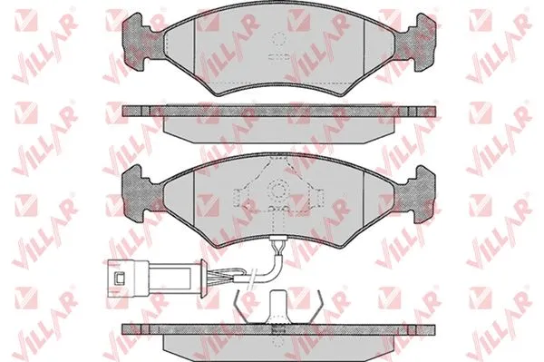 Brake Pad Set, disc brake (626.0327)